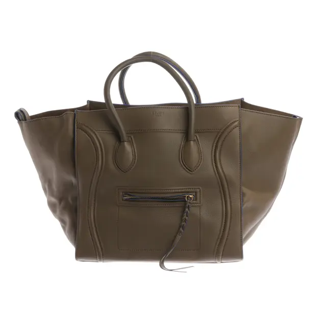 Handtasche, in Braun, Leder, Céline