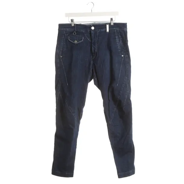Jeans slim fit, in Marina Militare, Cotone, Uso elevato