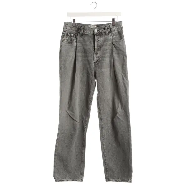 Jeans Straight Fit, in Grau, Baumwolle, Agolde