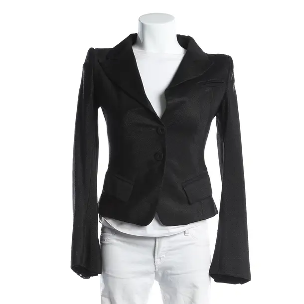 Blazer, in Black, Cotton, Patrizia Pepe