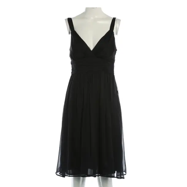 Cocktail Dress, in Black, Silk, Ana Alcazar
