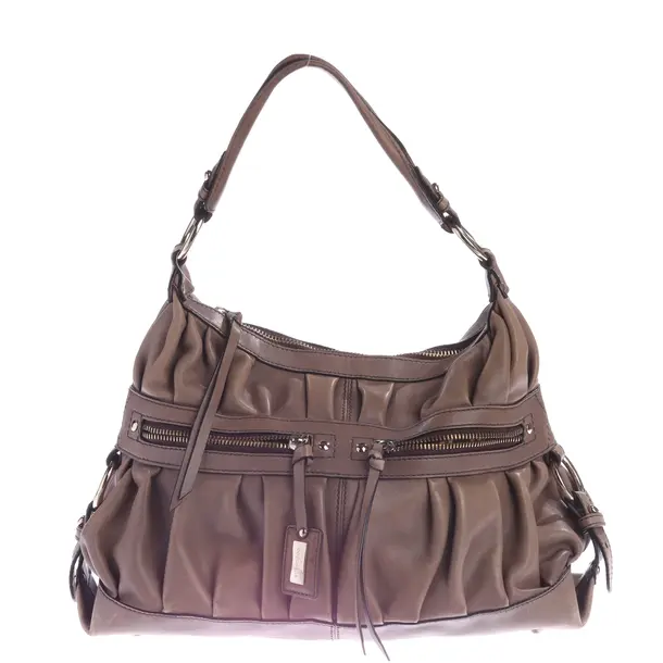 Schultertasche, in Braun, Leder, Coccinelle
