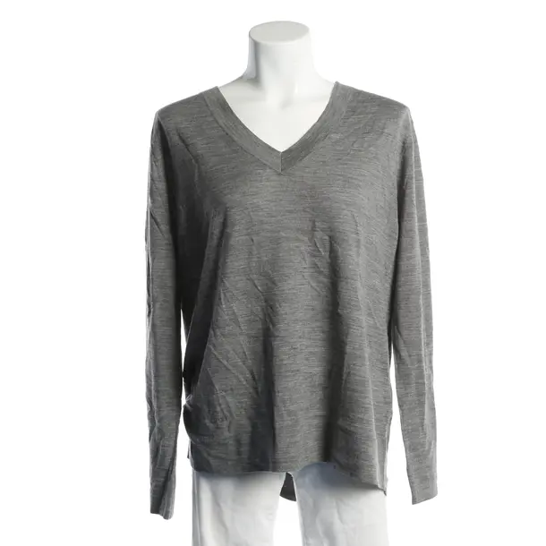 Jumper, in Gray, Wool, Closed