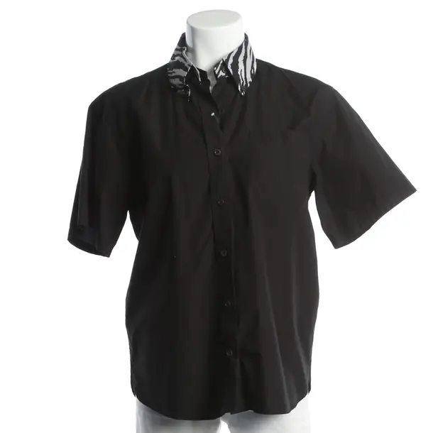 Bluse, in Schwarz, Baumwolle, Prada