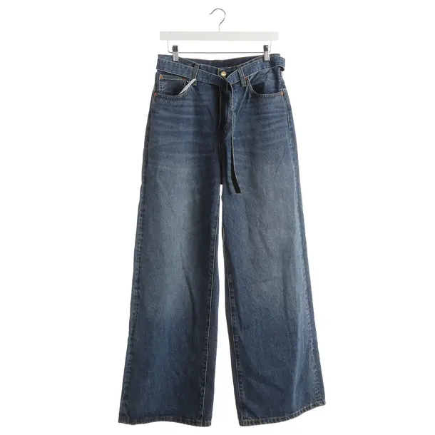 Jeans Flared, in Blau, Baumwolle, Sacai
