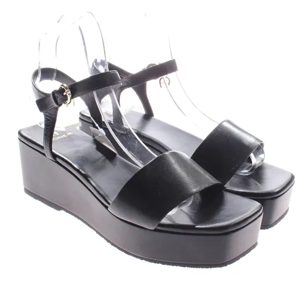 Heeled Sandals, in Black, Aigner