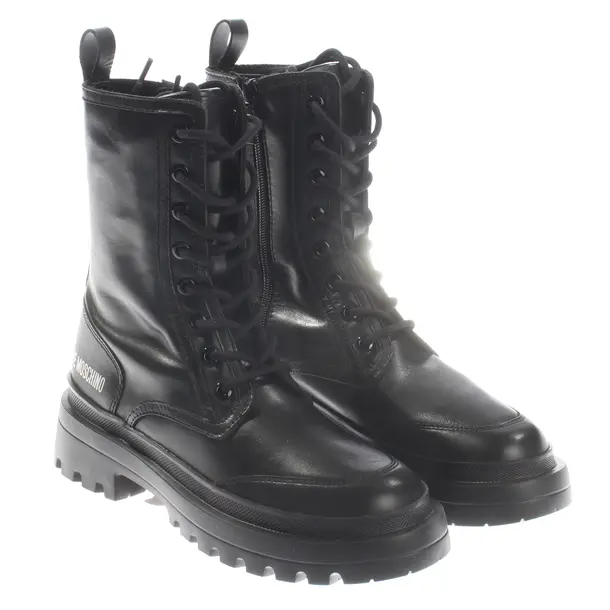Boots, in Black, Love Moschino