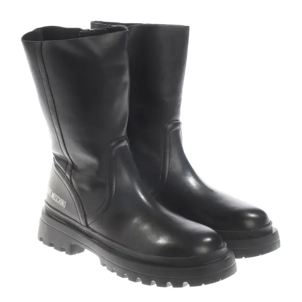Stiefeletten, in Schwarz, Love Moschino