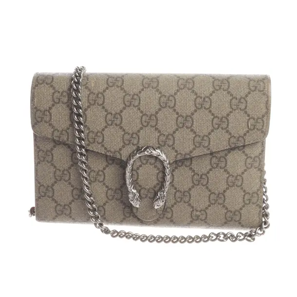 Shoulder Bag, in Light Brown, Leather, Gucci