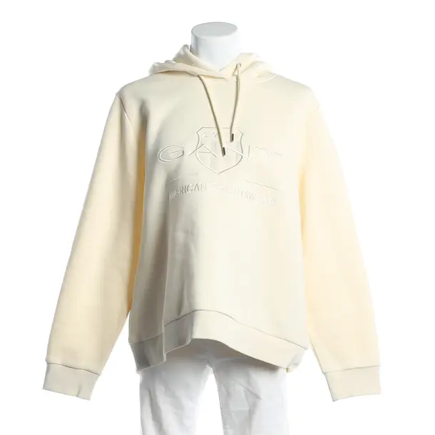 Hoodie, in Cream, Baumwolle, Gant