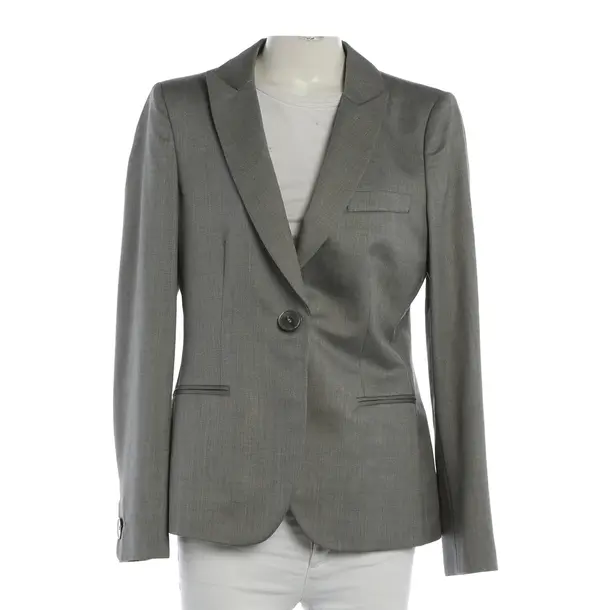 Blazer, in Grigio chiaro, Lana, Giorgio Armani