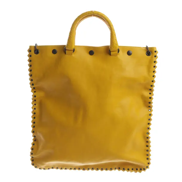 Shopper, in Gelb, Leder, Bottega Veneta