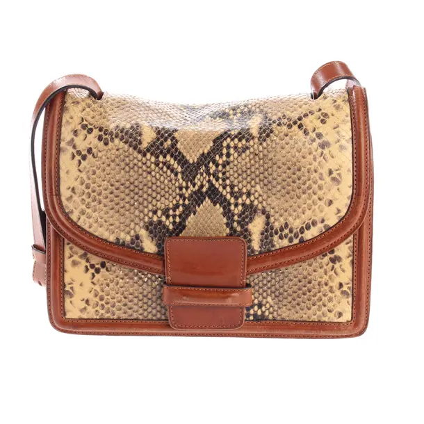 Shoulder Bag, in Brown, Leather, Dries van Noten