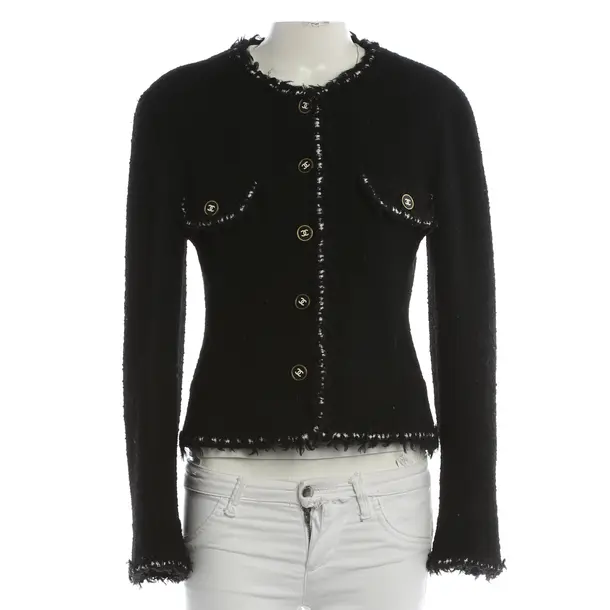 Blazer, in Schwarz, Wolle, Chanel