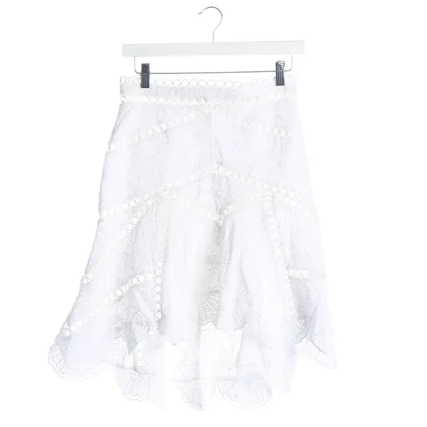 Skirt, in White, Cotton, Zimmermann