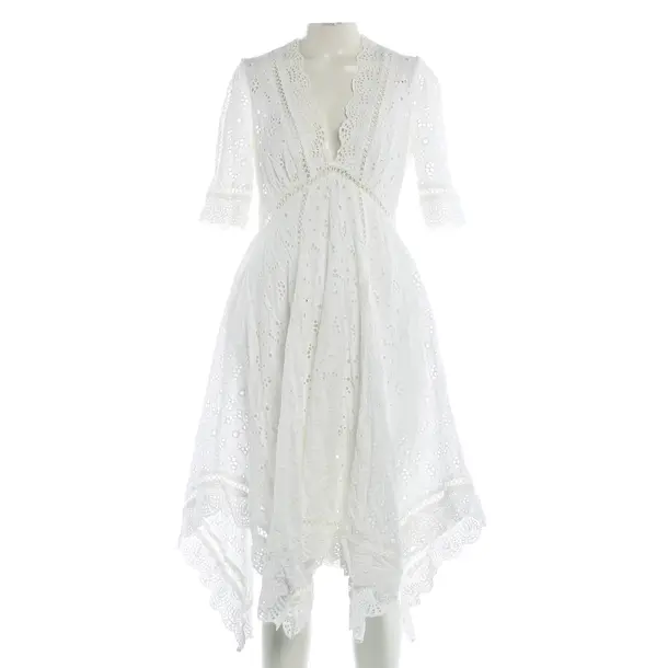 Kleid, in Weiß, Baumwolle, Zimmermann