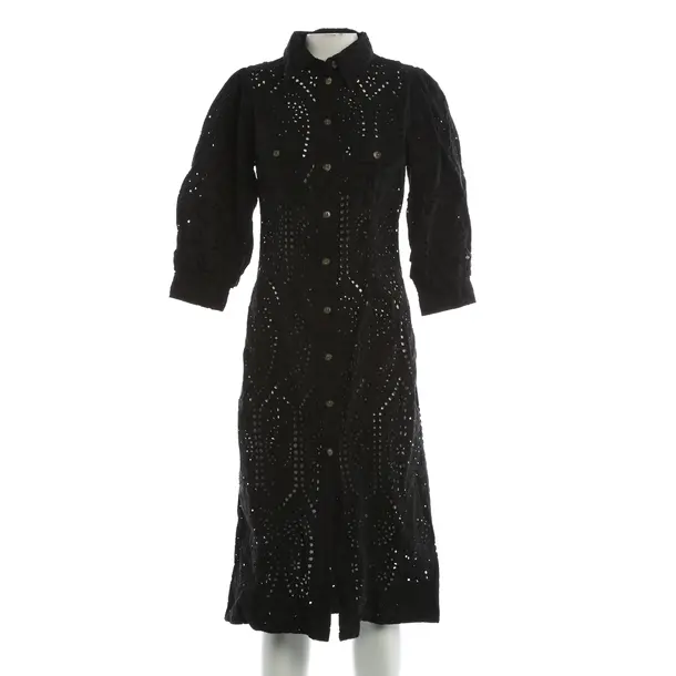Kleid, in Schwarz, Baumwolle, Ganni