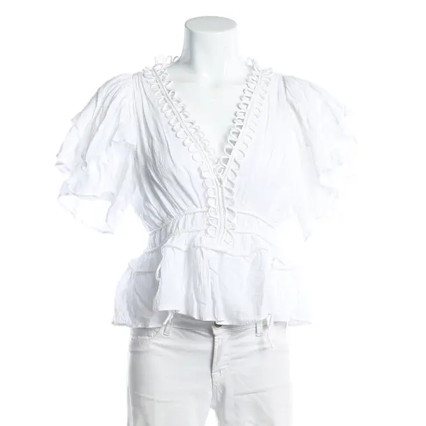 Blouse, in White, Cotton, Isabel Marant
