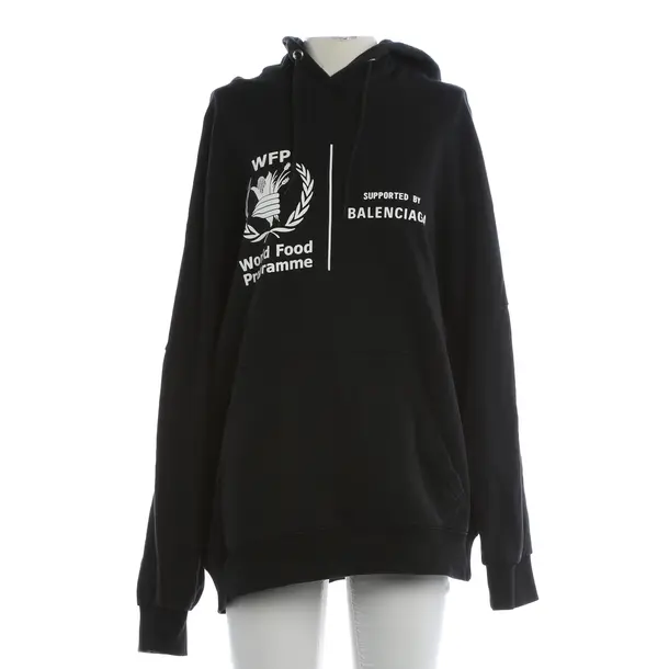 Hoodie, in Schwarz, Baumwolle, Balenciaga