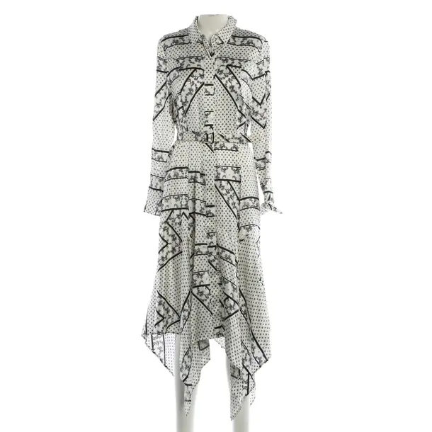Dress, in Multicolored, Silk, Ganni