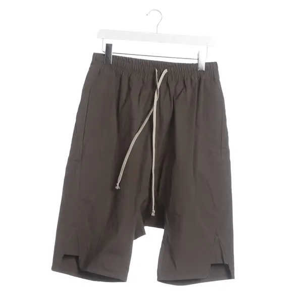 Shorts, in Dunkelbraun, Baumwolle, Rick Owens