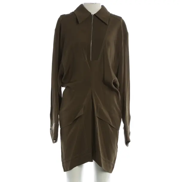Dress, in Green, Acetate, Victoria Beckham