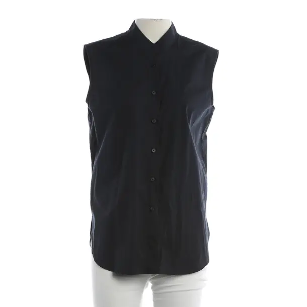 Camicetta, in Blu, Cotone, Chiuso