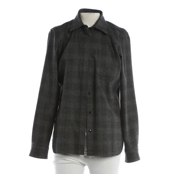 Bluse, in Grau, Wolle, Max Mara