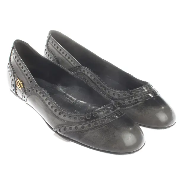 Ballerine, in Grigio scuro, Gucci