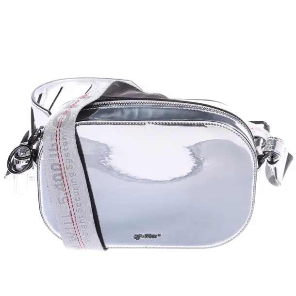 Borsa a cinture a tracolla, in Grigio, Pelle, Bianco sporco