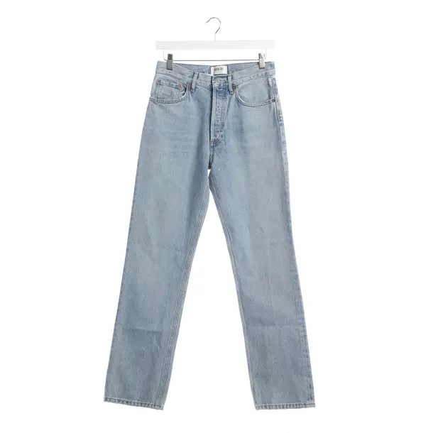 Straight Fit Jeans, in Light Blue, Cotton, Agolde