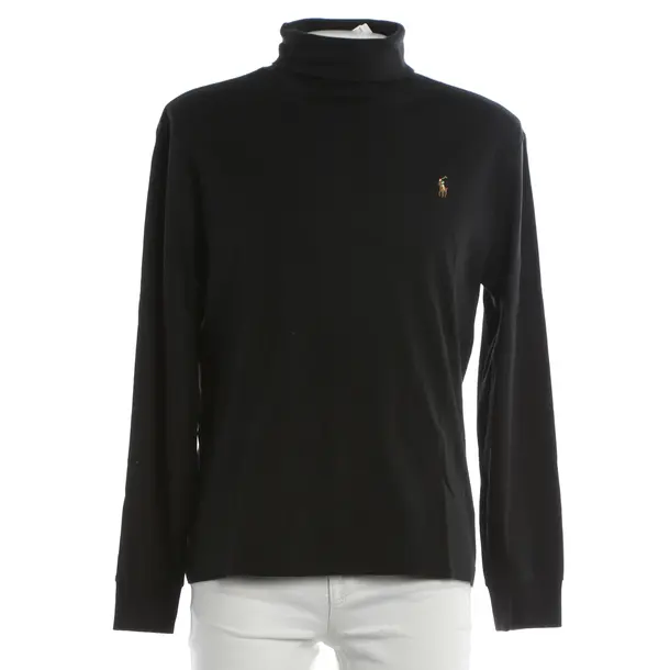 Long Sleeve Shirt, in Black, Cotton, Polo Ralph Lauren