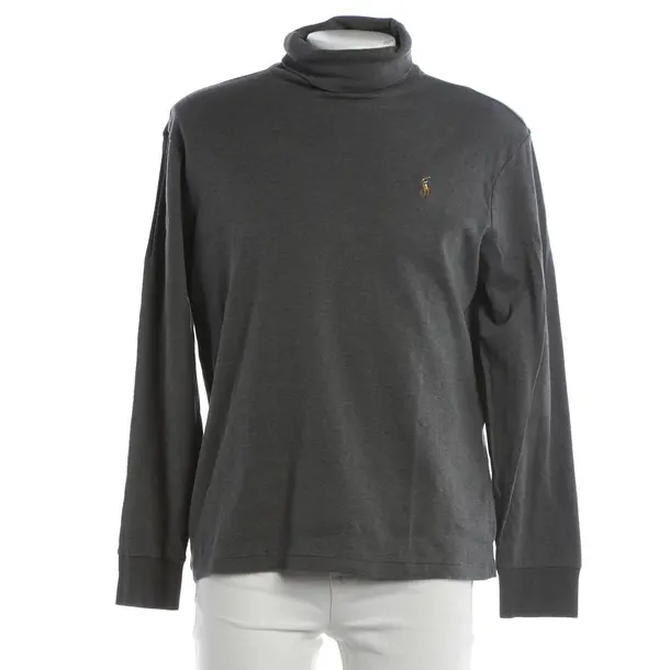Long Sleeve Shirt, in Gray, Cotton, Polo Ralph Lauren