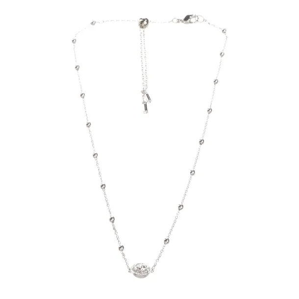 Collana, in argento, Metallo (metallico, metallizzato), Swarovski