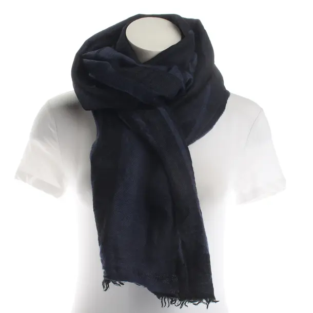 Schal, in Blau, Baumwolle, Emporio Armani