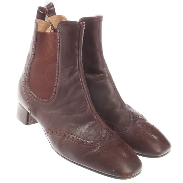 Ankle Boots, in Brown, Unützer