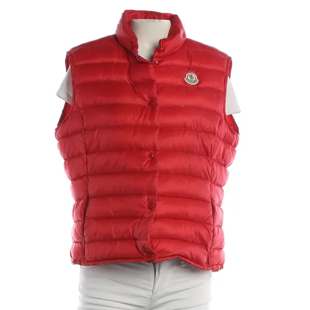 Down Puffer Vest, in Red, Polyamide, Moncler
