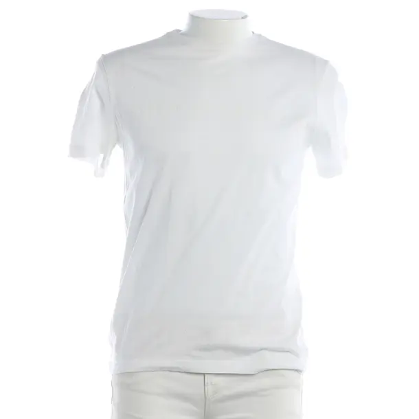 T-Shirt, in White, Cotton, Baldessarini