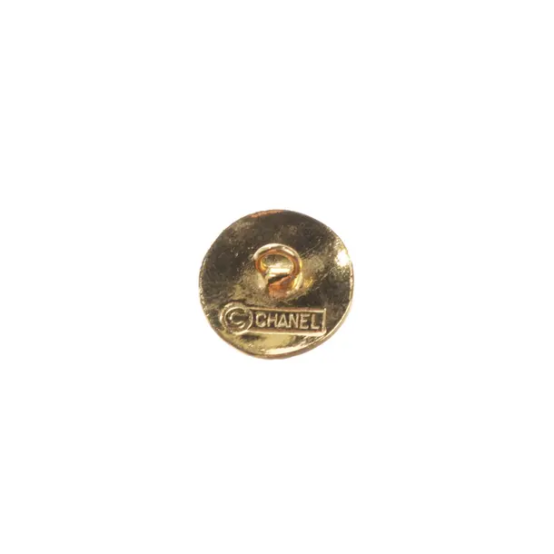 Button, in Gold, Metal (metallic, metallised), Chanel