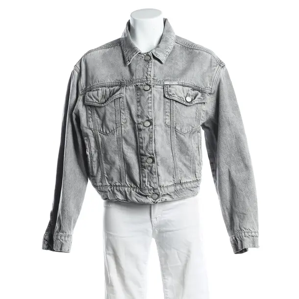 Jeansjacke, in Grau, Baumwolle, Closed