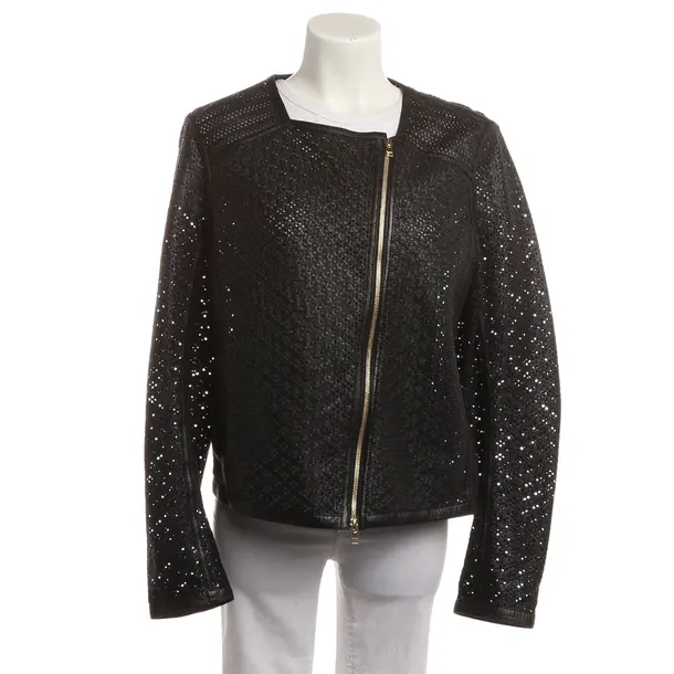 Giacca in pelle, in Nero, Pelle, Escada