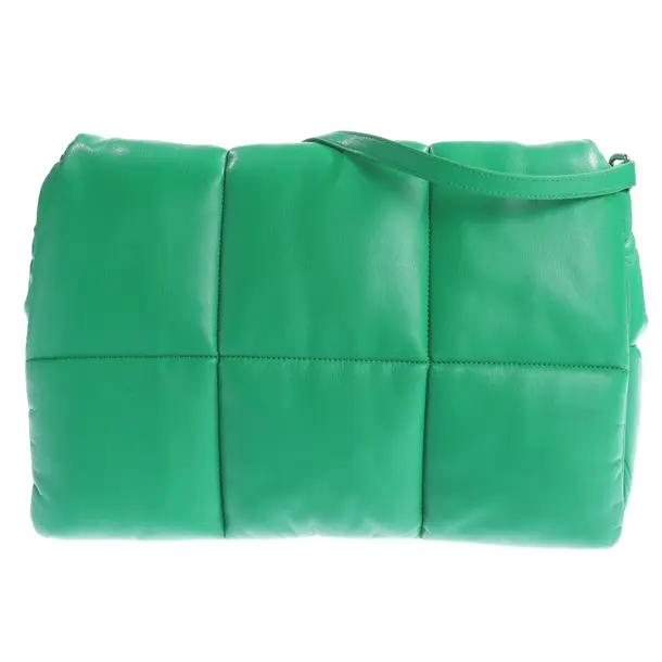 Cross Body Bag, in Green, Polyurethane, Stand Studio