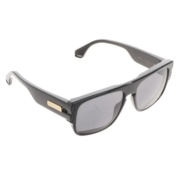 Sonnenbrille, in Schwarz, Kunststoff, Gucci