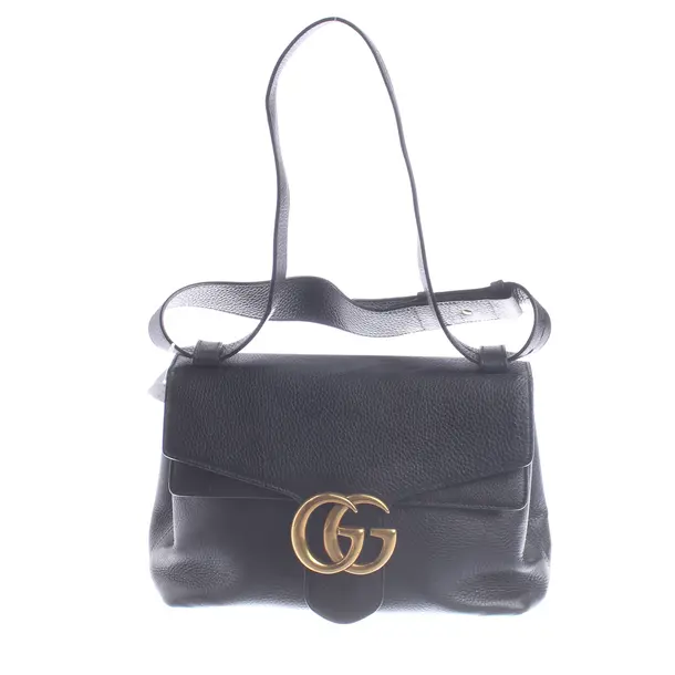 Schultertasche, in Schwarz, Leder, Gucci