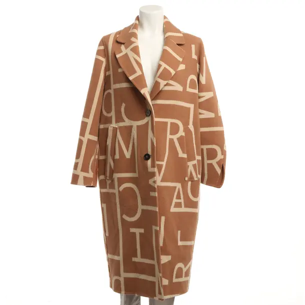 Cappotto mezza stagione, in Marrone chiaro, Lana, Marc Cain