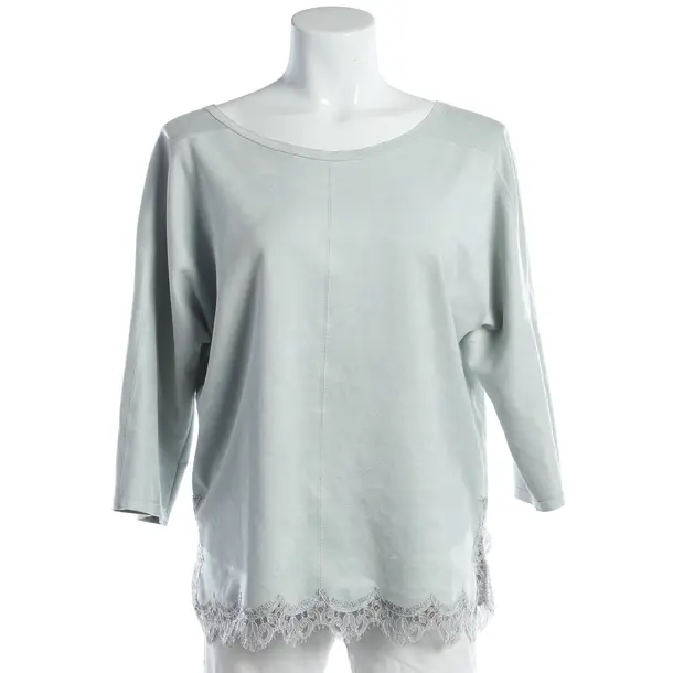 Blouse, in Light Blue, Cotton, Marc Cain