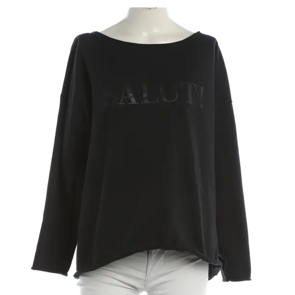 Sweatshirt, in Schwarz, Baumwolle, Juvia