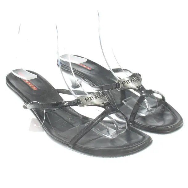 Sandali, in Nero, Prada Linea Rossa