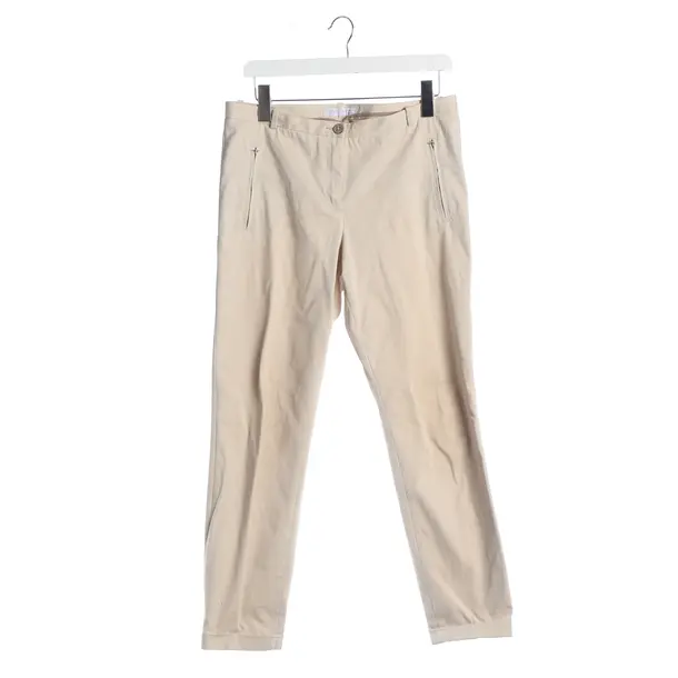 Pants, in Beige, Cotton, Fabiana Filippi