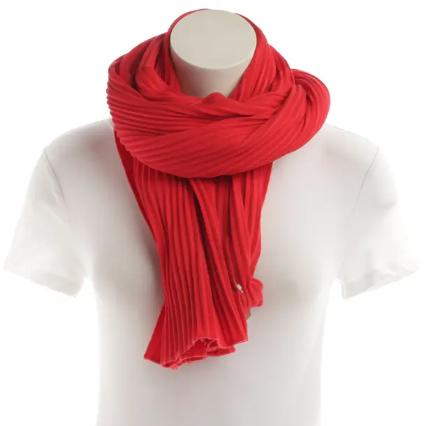 Scarf, in Red, Polyester, Marc Cain